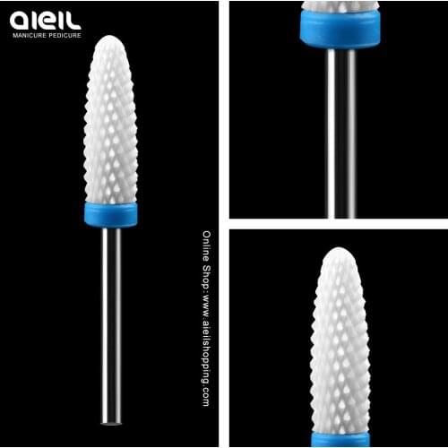 Ceramic Nail Drill Bit Electric Manicure Machine Accessory Ceramic Cutter for Manicure For Remove Nail Gel