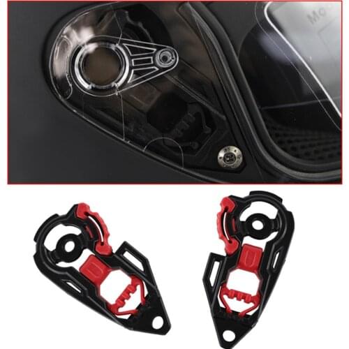 Motorcycle Helmet Lens Plastic Visor Tool Accessories Shield Gear Base With Screws Left Right Plate Durable For K3 K4 K1 K3SV K5