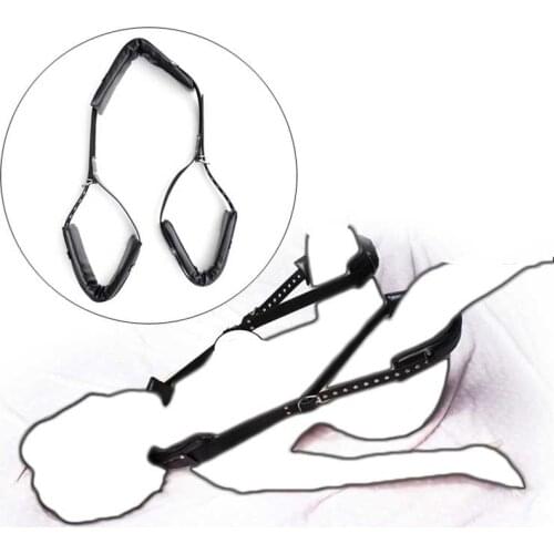 Cosplay Slave Game Neck Leg Thigh Cuff Strap Adult Sex Toy Restraint Bondage Kit fantasy Role play Erotic For Couples Spreader