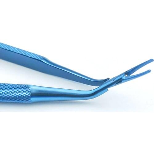 Ophthalmic Tweezer Lens Implantation Forceps Titanium Ophthalmic Instruments