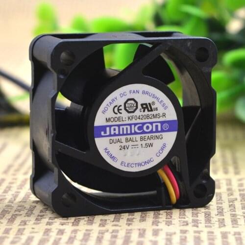Cooler FOR JAMICON 4020 4CM KF0420B2MS-R 24V 1.5W Cooling Fan 40*40*20MM