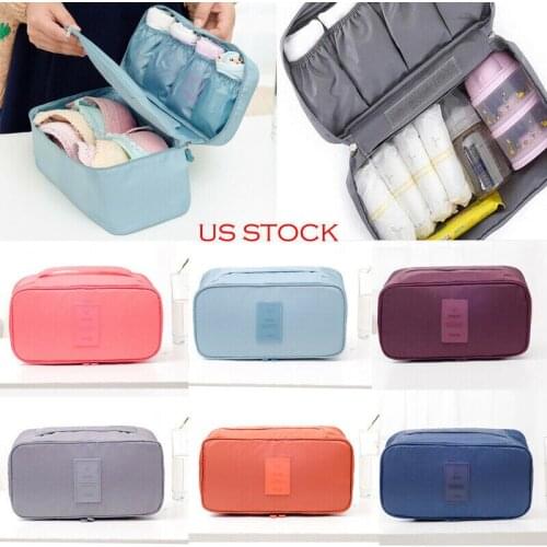 Bra Underwear Socks Cosmetic Packing Cube Travel Bag Luggage Organizer