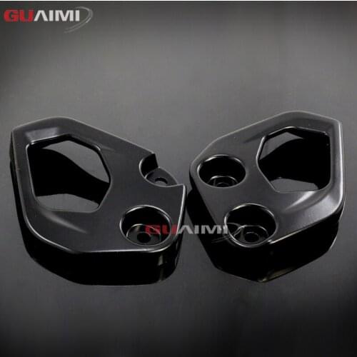 Motorcycle foot pegs heel guard plate guard for BMW R1200GS LC 2014-2017 R1200 GS ADV 2014 2015 2016 2017