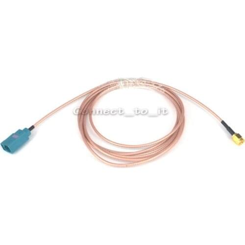 RF Pigtail Fakra Z Female to SMA Male Coax Connector Cable Extension Cord 6.5 Feet