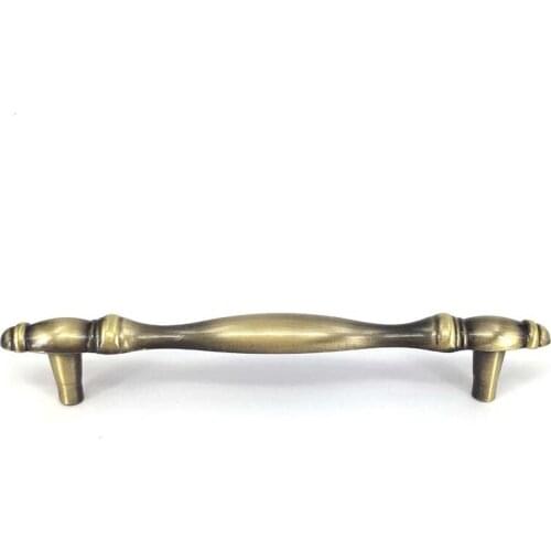 10PCS Antique Handles Kitchen Door Cupboard Zinc Alloy Vintage Wardrobe Furniture Handle Drawer Pulls Cabinets Knobs CC 96mm