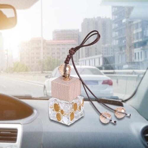 Glass Empty Hanging Perfume Bottle Diffuser 10ml Car Office Decoration