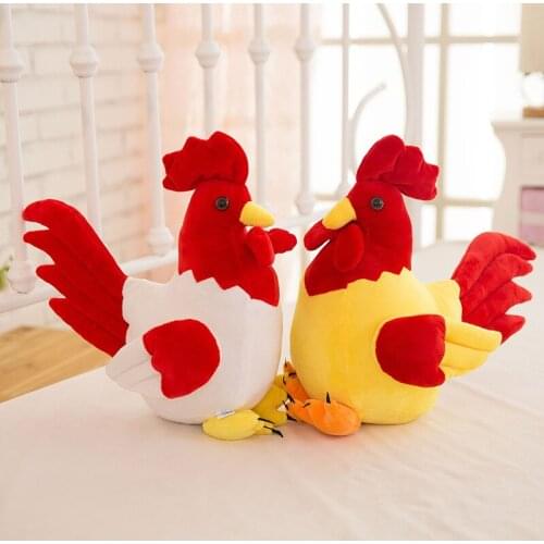 Year of the Rooster Mascot Plush Toy Doll Company Activity Gift Customized Ragdoll Chante Clair Doll Pillow