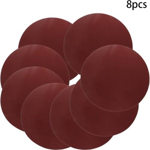 Utoolmart Grit 1000/1200/1500/2000 Adhesive Back Sandpaper 12-inch No Hole Alumina Red Abrasive Grinding Polishing Tool 2/5/8pcs