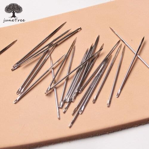 10pcs/Set hand Needles Leather Sewing Needle Triangular head Hand Sewing pin special for leather craft