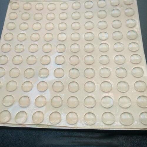 200PCS 7MM*1.5MM HIGH TRANSPARENT SELF ADHESIVE SOFT ANTI SLIP BUMPERS SILICONE RUBBER FEET PADS GREAT SILICA GEL SHOCK ABSORBER