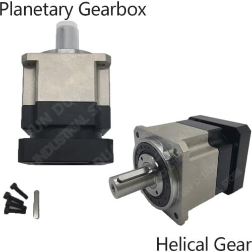 3:1 Helical Planetary Ratio 3 Reducer 3Arcmin Backlash Gearbox 19mm for NEMA34 90mm 750W 1KW AC Servo Motor Robot