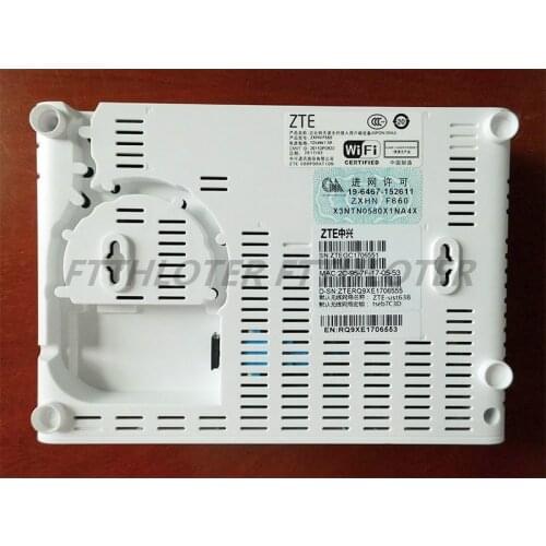 4PCS 100% Original New ZTE F660 V6 GPON Terminal ONT Optical Terminal 1GE 3FE WIFI Port