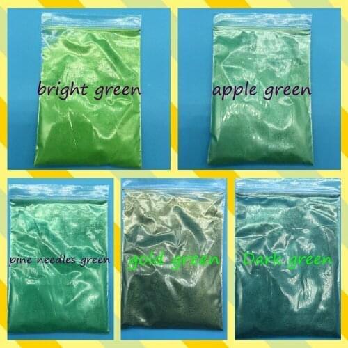 50g mix 5 packs Mica powder pigment set for makeup eyeshadow nail art soap making