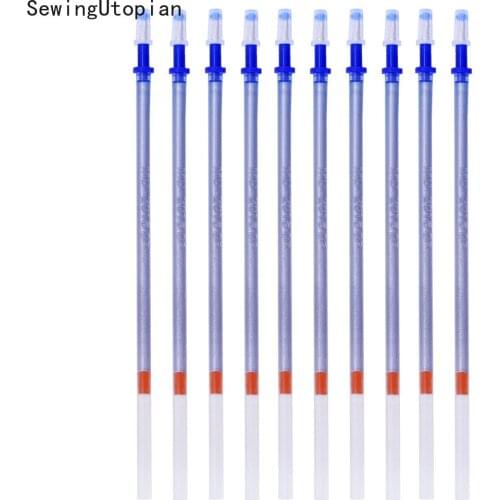 50PCS Mercury Refillable Pen Water Erasable Pens Fabric Leather Cutting Tool Leathercraft Patchwork Needlework Sewing Mark Tools