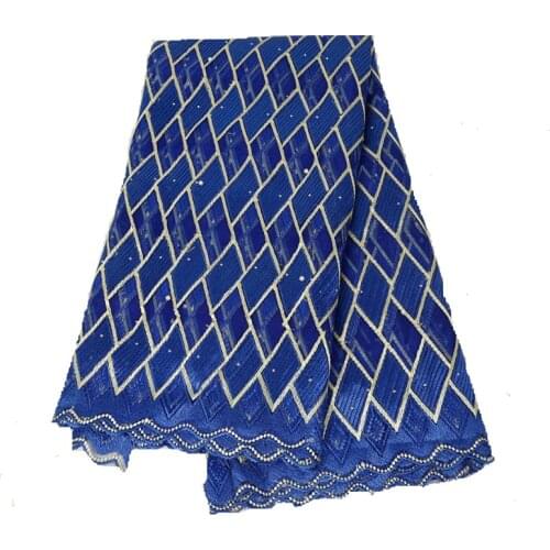 Diamond Style Africa Mesh Lace Fabric With Pearl For Wedding Dress 2020 High quality Embroidery French Net Tulle Lace Fabric