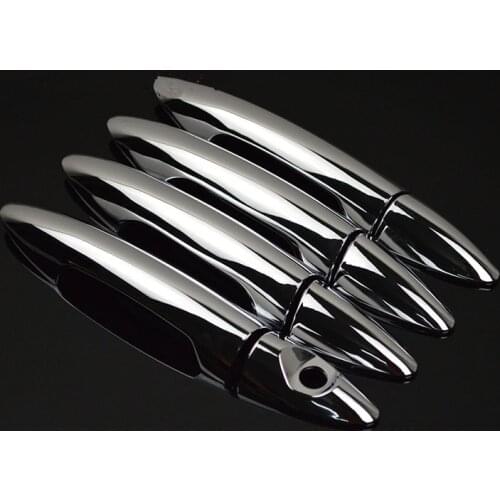 For KIA K2 RIO 3 Sedan 2011- 2015 New Chrome Car Door Handle Cover Trim Sticker Accessories Car Styling