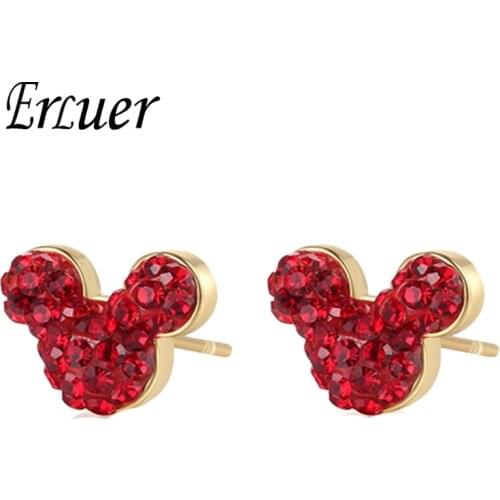 Серьги-гвоздики ERLUER China At AliExpress