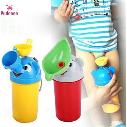 Pudcoco Brand Cartoon Animal Potty Training Portable Convenient Travel Urinal Car Toilet Potty For Boy Girl Kids Travel Outdoors
