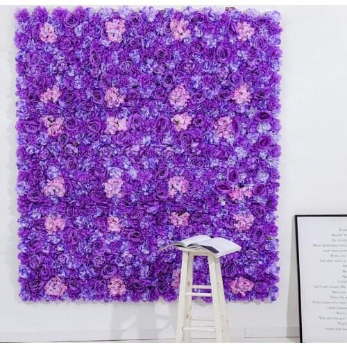 40x60cm Artificial Wall Decoration Road Lead Hydrangea Peony Rose Flower Mat Wedding Arch Pavilion Corners Decor Floral