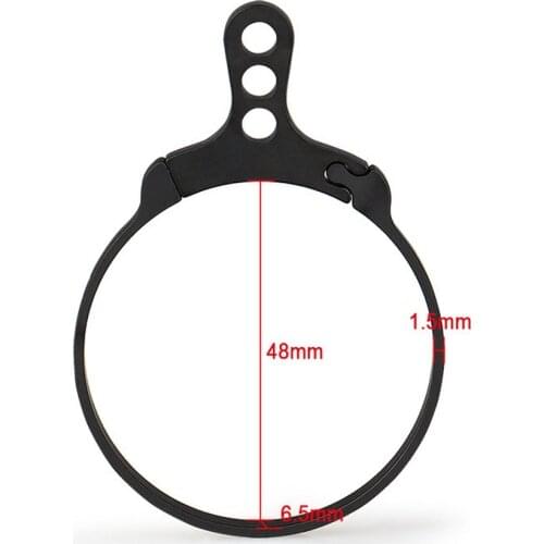 Riflescope Switch View Throw Lever Ring 48mm Rifle Scope Adjustment Accessories Alluminum Alloy Hunting Airsoft Power Ring