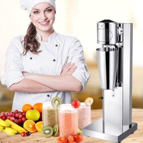 Commercial Milk Shake Machine Stainless Steel Milkshaker Bubble Tea Stirring Machine Milk Bubble Mixer
