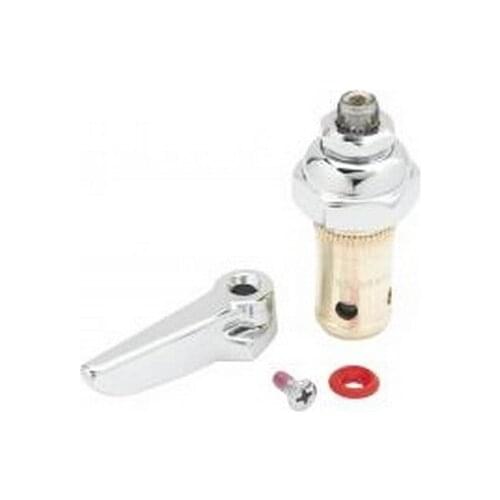 T&S 002712-40 Eterna Spindle Assembly, Spring Check, Right Hand (Hot), Lever Handle, Screw, & Index