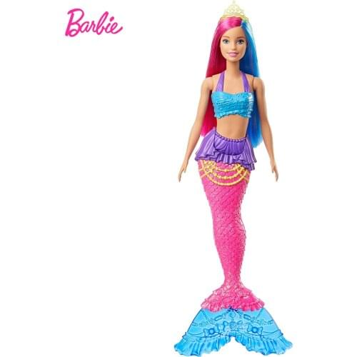 Barbie Dreamtopia Rainbow Mermaid Doll 12inch Fairytale Gift Social Interaction Princess Girl for Kids Play House Toys GJK08