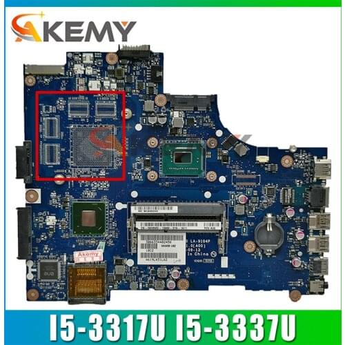 LA-9104P motherboard for Dell Inspiron 3521 5521 Laptop Motherboard LA-9104P mainboard VAW00 i5-3317u I5-3337U DDR3L 100% Tested