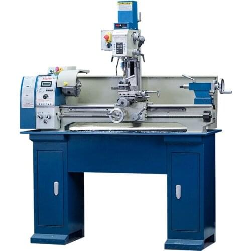 FC250V American Standard Multi-functional Combination lathe High Precision 3 In 1 Mini Bench Metal Lathe Drill Mill Machine