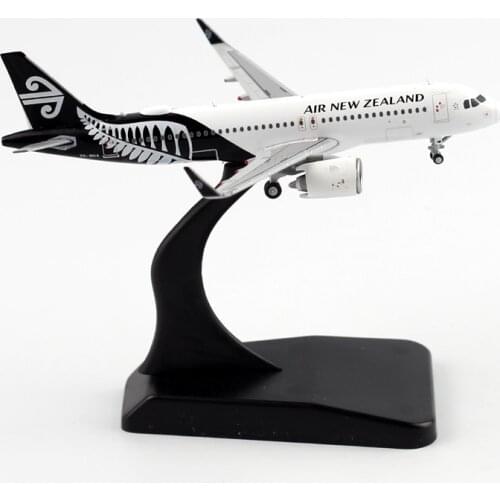1:400 Scale New Zealand Airways A320 Airlines Model with Base Alloy Aircraft For Collectible Souvenir Show Gift Toys