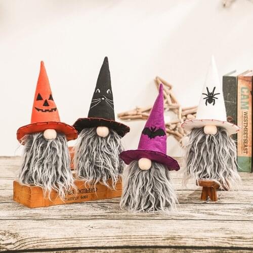 2021 New Halloween Dwarf Doll Creative Faceless Doll Home Decoration Desktop Ornaments
