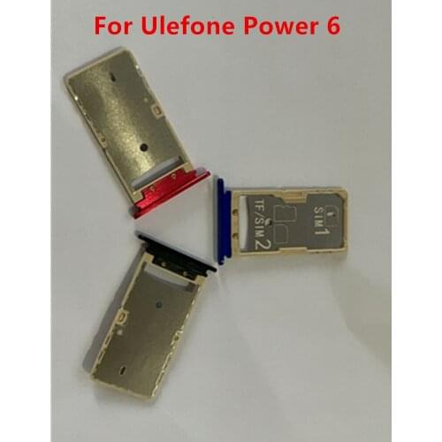 New Original For Ulefone Power 6 Cell Phone Sim Card Holder Tray Card Slot