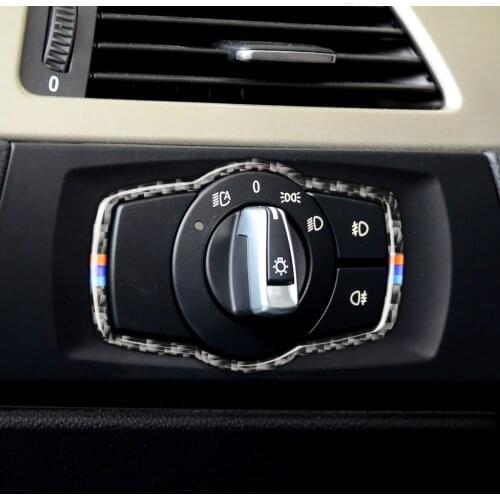 It Is Suitable For BMW 2005-2012 3 Series E90 E92 E93 Modified 320i 325i Detail Of Decorative Frame Of Headlamp Switch