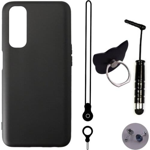 ITien TPU Silicone Protect Cover Phone Case For TCL L9 L7 Plus L5 GO 20 SE 5G Lanyard Ring Pen Gel Shell Etui Skin