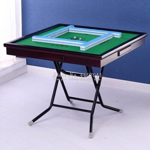 Mahjong Table Folding Mahjong Table Home Simple Chess Table Handcuffs Manual Dormitory Dual-use