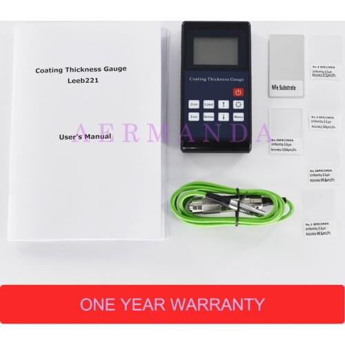 Coating Thickness Tester Leeb221 Portable Eddy current Paint Thickness Gauge