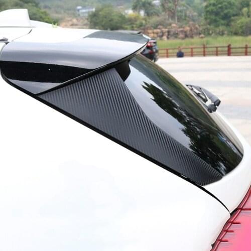 Car Window Frame Stickers ABC Pillar Exterior Styling Carbon Fiber Protection Film Decal For Subaru XV 2018-2021 Car Accessories