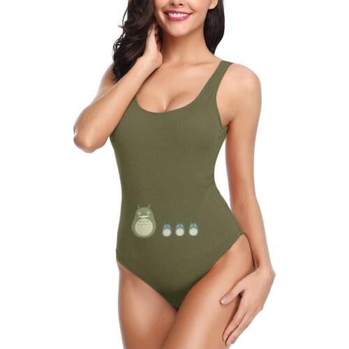 Women 2021 Exotic Bikinis Totoros Lovely Cat Women Swimsuit One-Piece Bikini Kawaii Anime Women bathing suit SwimSuit