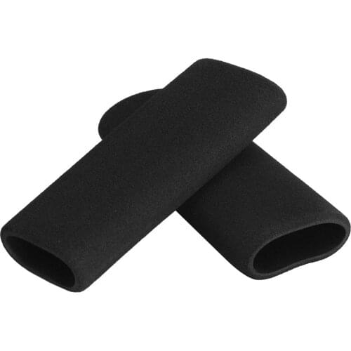 1 Pair Black Motorbike Foam Comfortble Handlebar Grip Covers Guards