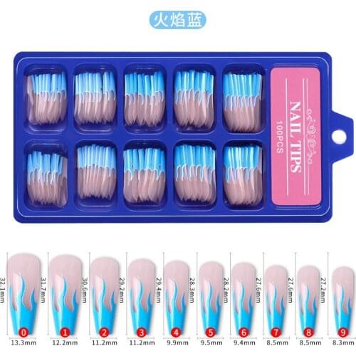 100pcs/box Fake nails Full Cover Tips Press ON Nail
