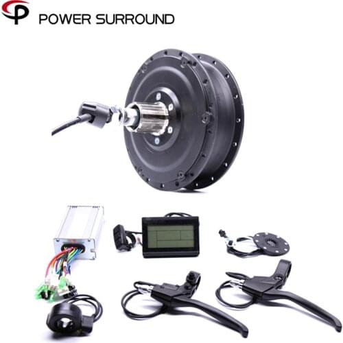 2020 48v500w Shengyi Dgw22c Rear Cassette Electric Bike Conversion Kit Brushless Hub Motors with EBike system