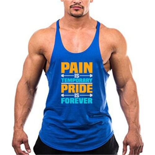 Brand Vest Muscle Sleeveless Workout Clothing Top Men Gym Tank Top Mens Bodybuilding Fitness Singlets Fashion Sports Shirt