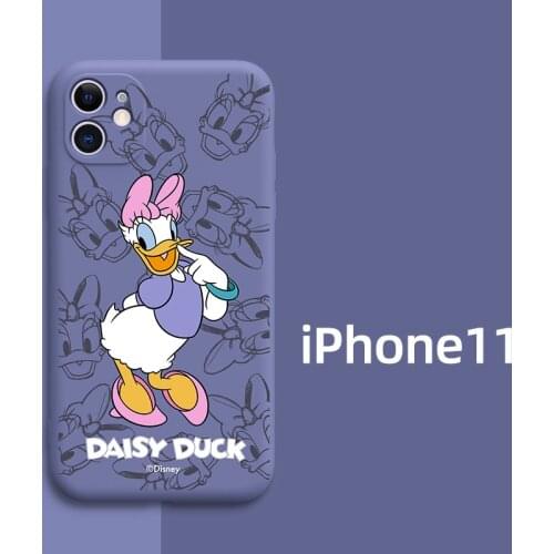 Disney iPhone Case Donald Daisy Duck All-inclusive Soft Case for iPhone 11 Pro Max XR XS Max 7 8 Plus X SE Full Body Phone Cover