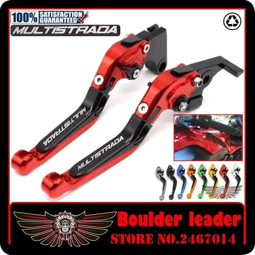For DUCATI MULTISTRADA 1200/S/GT 2010-2016 Motorcycle Accessories CNC Aluminum Folding Extendable Brake Clutch Levers