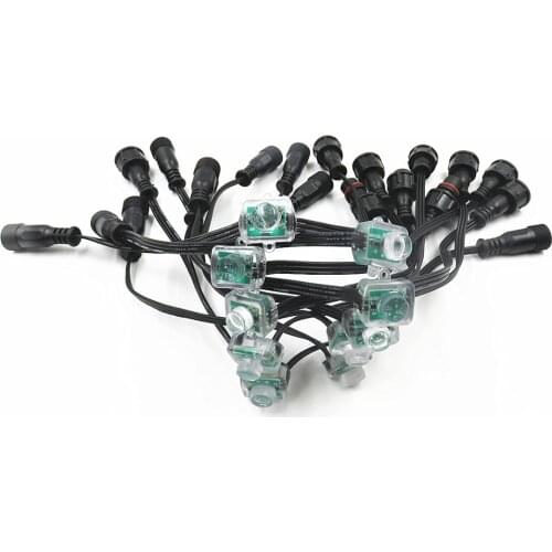 ETOP 10 pcs/lot Mega Tree Null Pixel buffers for 5 or 12V 3-wire pixels with raywu/paul zhang/xconnect/DIYled connector