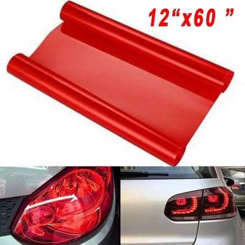 Taillight Car Light Film Exterior 12"x 60" Truck Headlights Fog lamp Tint