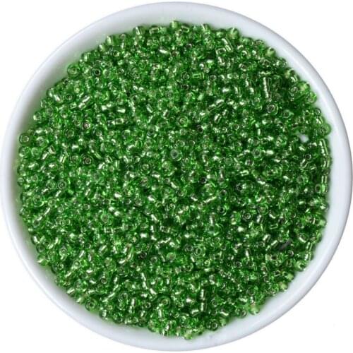 Popular Sale Hot Green Colors Shining 1000pcs 2mm Czech Glass Seed Spacer Beads Jewelry Making DIY Pick 53 Colors