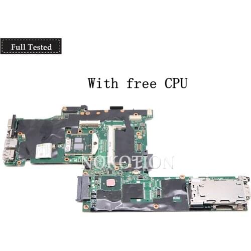 NOKOTION 63Y1583 63Y1481 Main Board For Lenovo Thinkpad T410 Laptop Motherboard QM57 HD GMA graphics DDR3