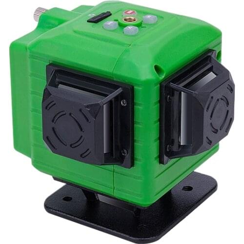 NEW Electronic leveling Green laser level 3D line meter Remote control operation