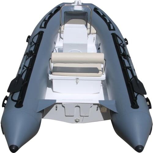 RIB390 Free Sea Shipping 5 People Rigid Fiberglass Rowing Inflatable RIB Boat Yacht